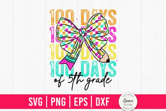 100 Days of 5th Grade SVG