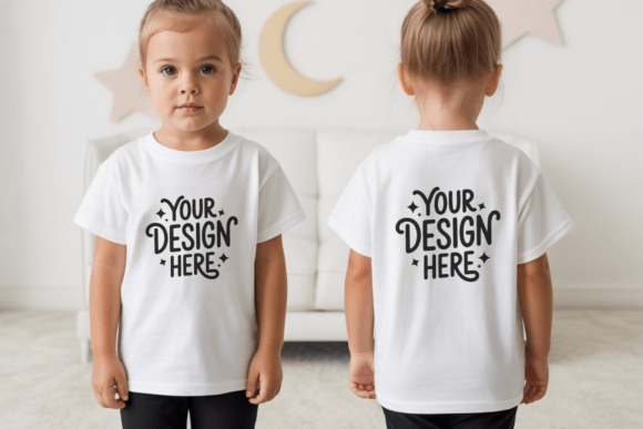 Bella Canvas 3001Y Front Back Mockup 7: A Versatile Tool for Youth Apparel Design