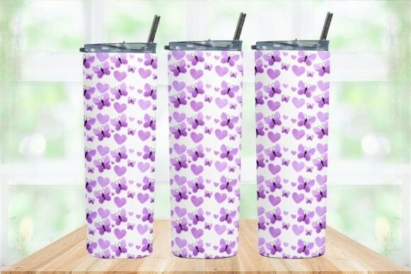 Butterfly Tumbler Wrap: A Creative Canvas for Custom Drinkware
