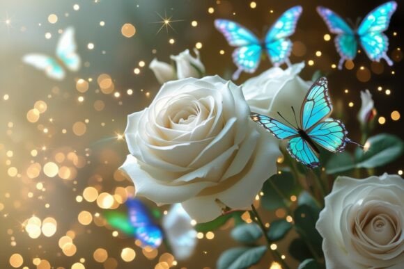 Free Rose Watercolor Background for Digital Projects