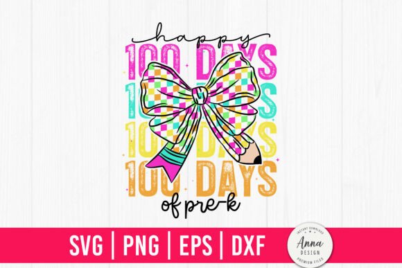 Happy 100 Days of Pre-K SVG: A Versatile Digital Design for Creative Projects