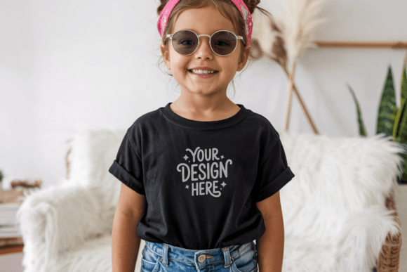 Kids Bella Canvas 3001T T-shirt Mockup