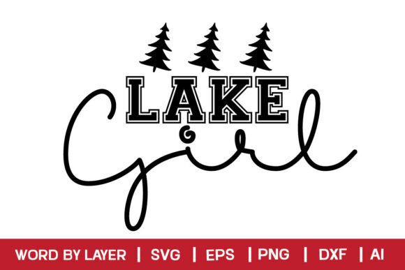 Lake Girl Digital Design