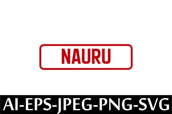 NAURU Rubber Stamp Design Vector: A Practical Solution for Digital Creativity