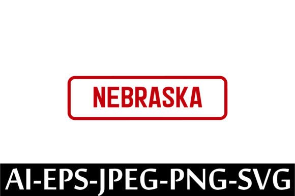 NEBRASKA Rubber Stamp Design Vector: A Practical Tool for Creative and Professional Workflows