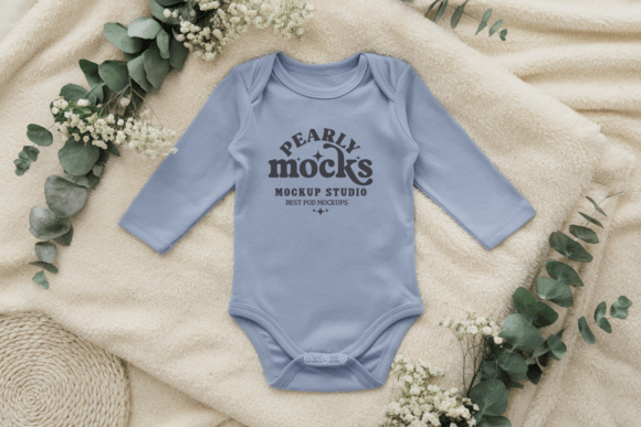 Rabbit Skins 4411 Baby Bodysuit Mockup 5: A Practical Tool for Designers