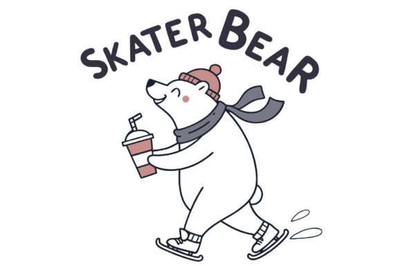 Skater Bear Christmas PNG: A Versatile Digital Asset for Creative Projects