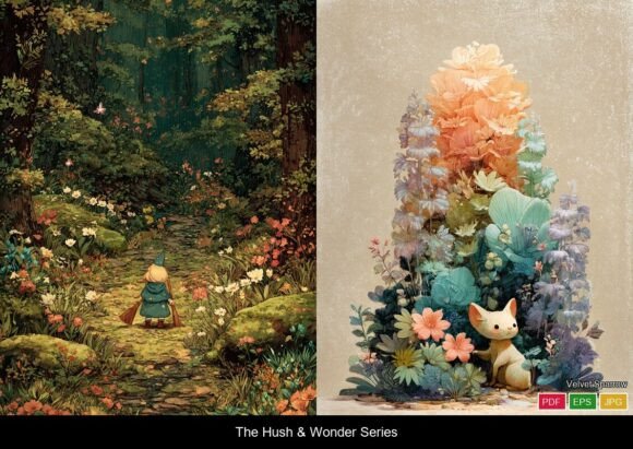 The Hush Wonder Series Vol 1: A Collection of Quiet, Captivating Illustrations