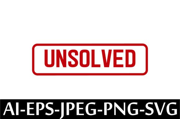 UNSOLVED Rubber Stamp Design Vector: A Versatile Digital Resource for Creative Professionals