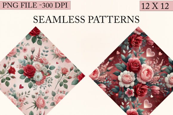 Valentines Day Seamless Pattern Paper: A Versatile Design Resource